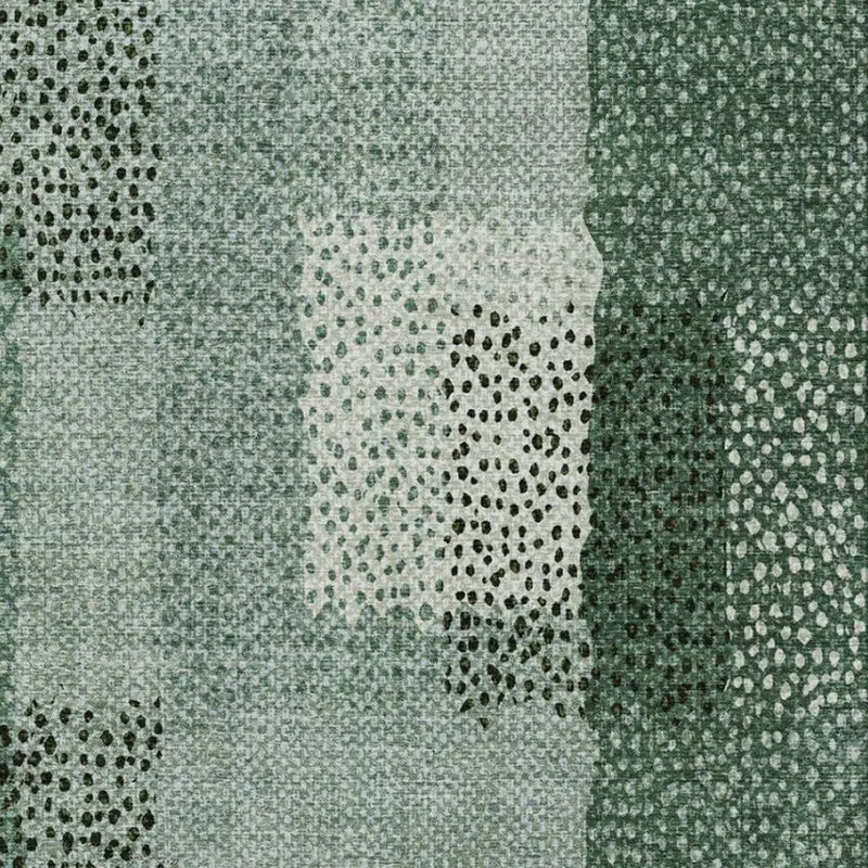 3' X 5' Green And Silver Abstract Washable Indoor Outdoor Area Rug Homeroots Outdoor