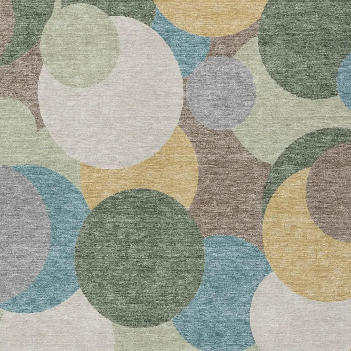 3' X 5' Green And Teal Blue Geometric Washable Indoor Outdoor Area Rug Homeroots Outdoor