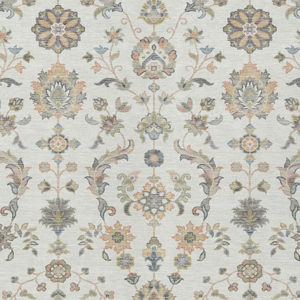 3' X 5' Ivory And Beige Abstract Washable Indoor Outdoor Area Rug Homeroots Outdoor
