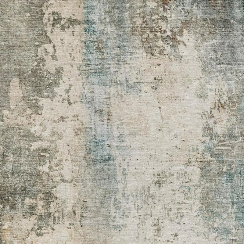 3' X 5' Ivory And Beige Abstract Washable Indoor Outdoor Area Rug Homeroots Outdoor