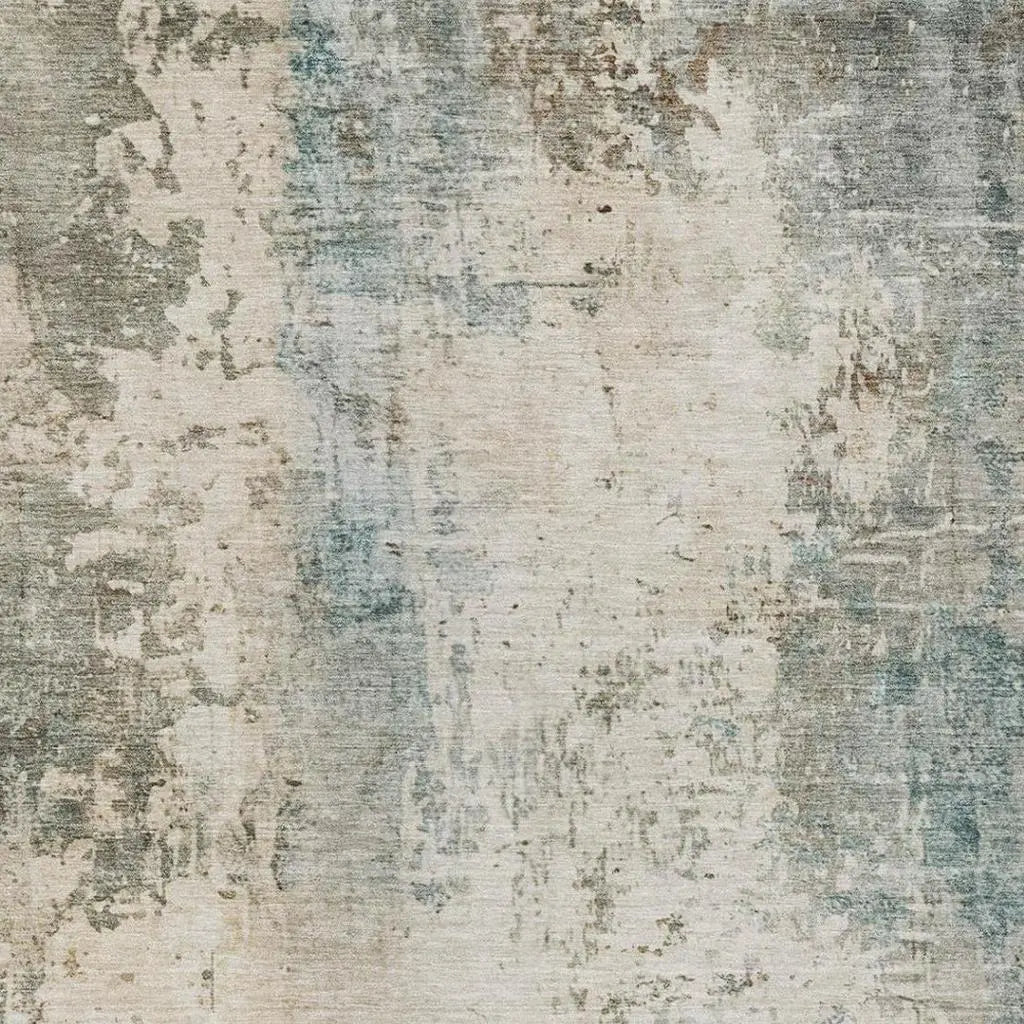 3' X 5' Ivory And Beige Abstract Washable Indoor Outdoor Area Rug Homeroots Outdoor
