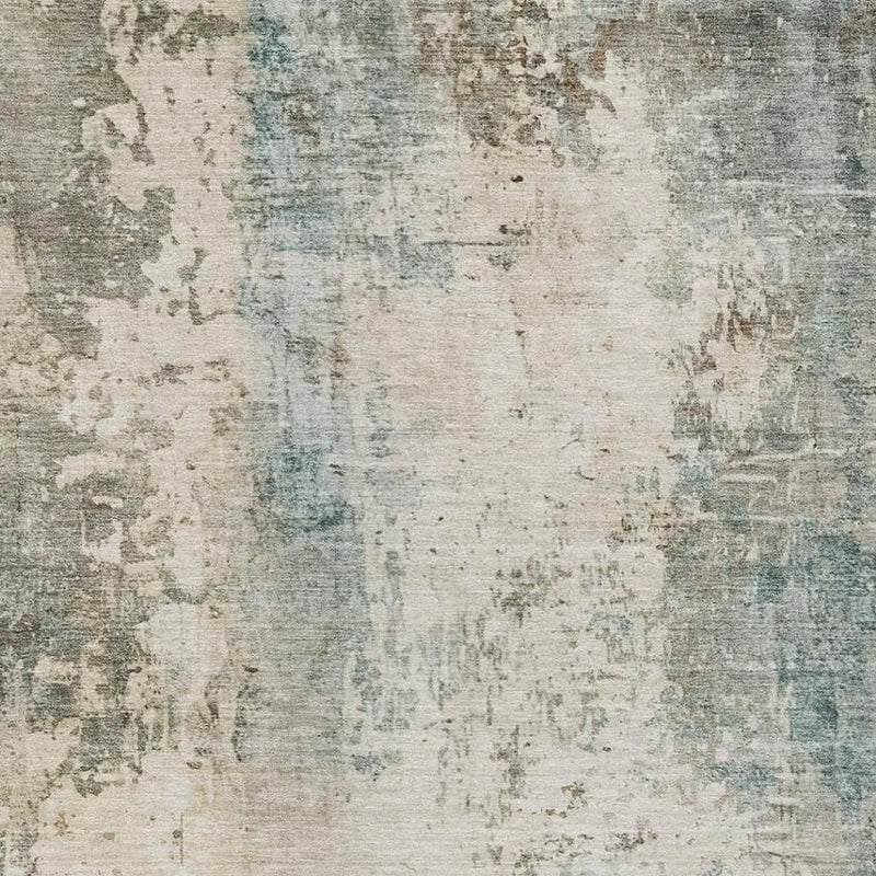3' X 5' Ivory And Beige Abstract Washable Indoor Outdoor Area Rug Homeroots Outdoor