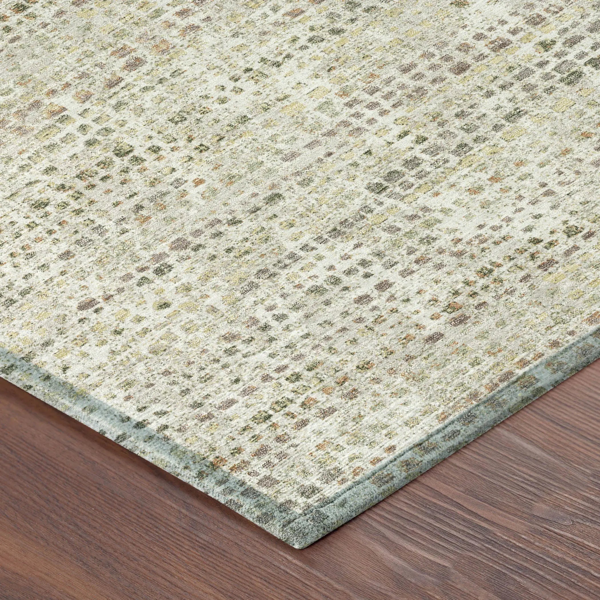 3' X 5' Ivory And Beige Abstract Washable Indoor Outdoor Area Rug Homeroots Outdoor