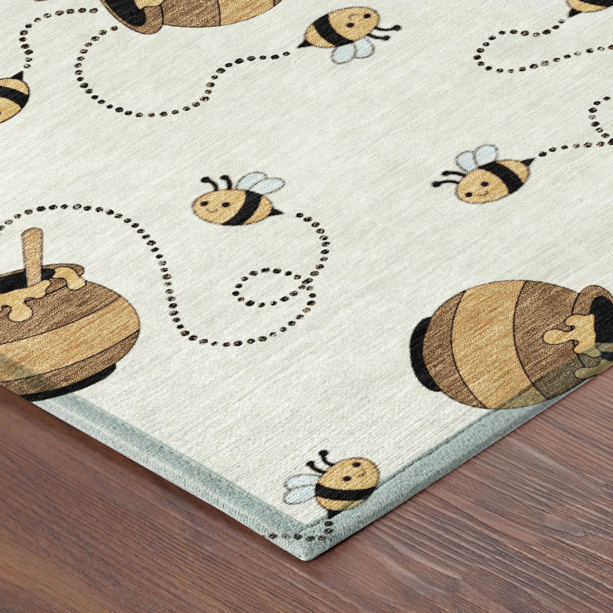3' X 5' Ivory And Beige Geometric Washable Indoor Outdoor Area Rug Homeroots Outdoor
