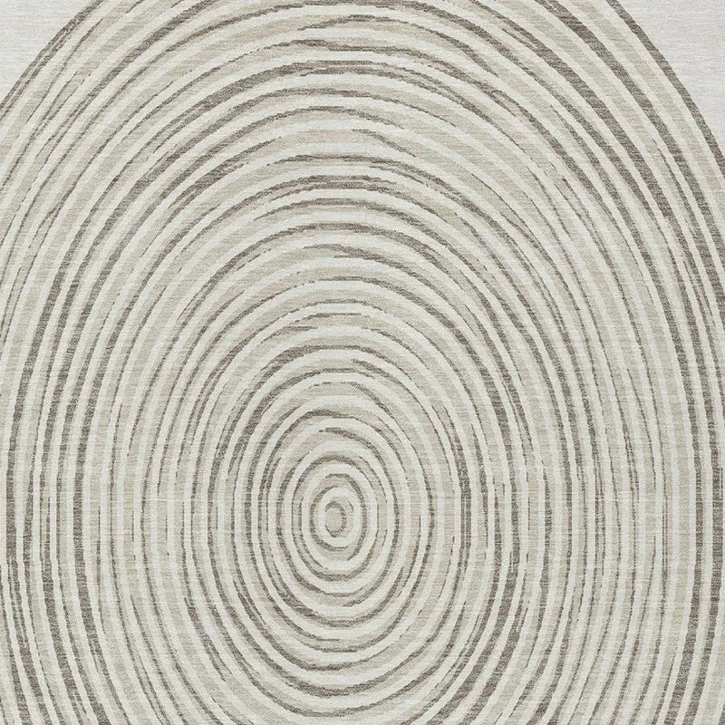 3' X 5' Ivory And Beige Geometric Washable Indoor Outdoor Area Rug Homeroots Outdoor