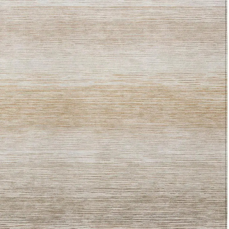 3' X 5' Ivory And Beige Striped Washable Indoor Outdoor Area Rug Homeroots Outdoor