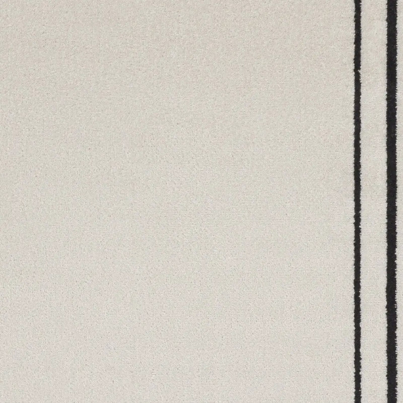 3' X 5' Ivory And Black Indoor Outdoor Area Rug Homeroots Outdoor