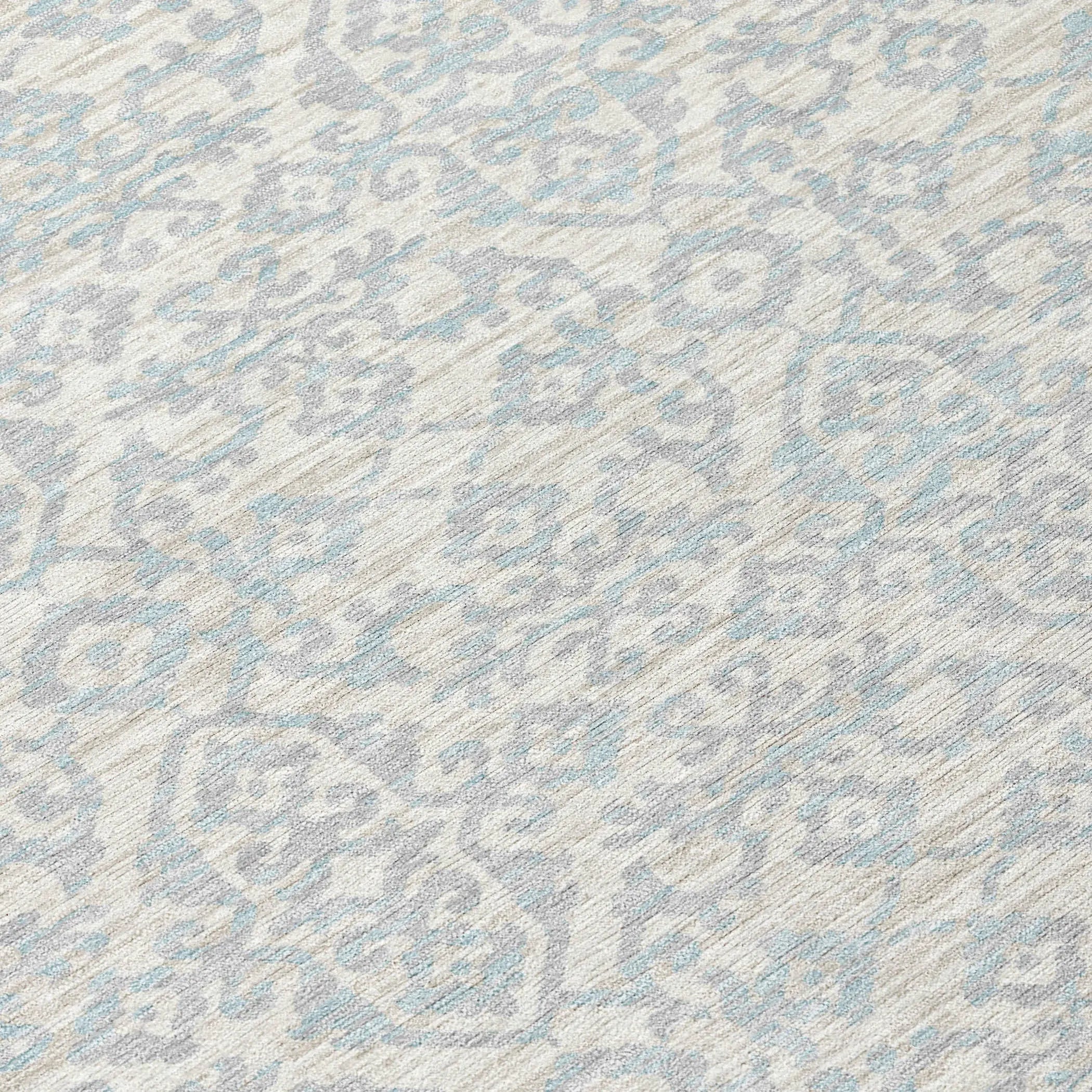 3' X 5' Ivory And Gray Oriental Washable Indoor Outdoor Area Rug Homeroots Outdoor