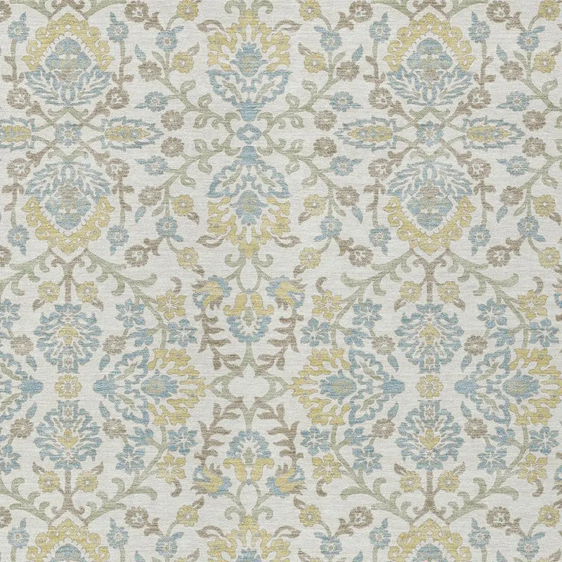 3' X 5' Ivory And Linen Geometric Washable Indoor Outdoor Area Rug Homeroots Outdoor