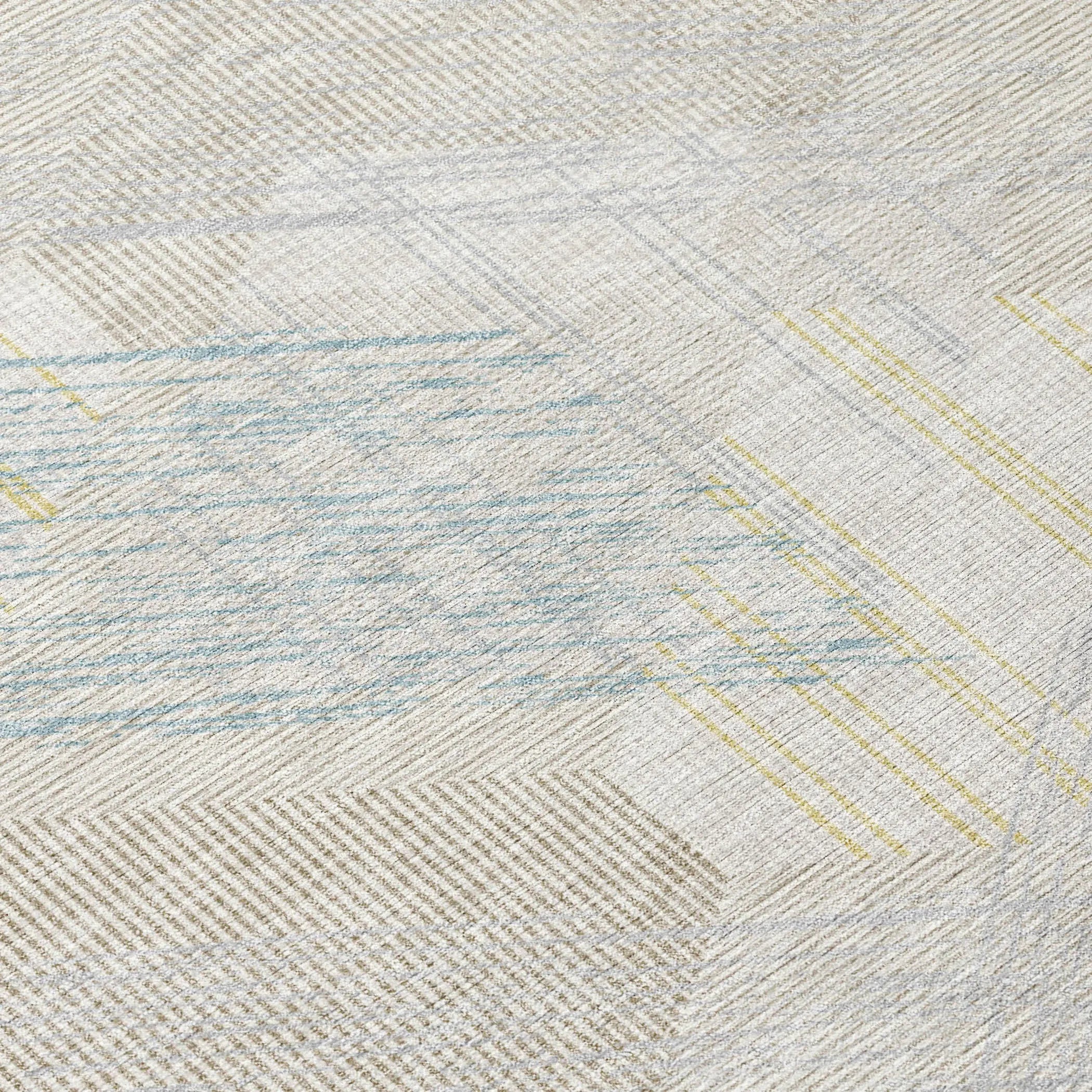 3' X 5' Ivory And Linen Geometric Washable Indoor Outdoor Area Rug Homeroots Outdoor