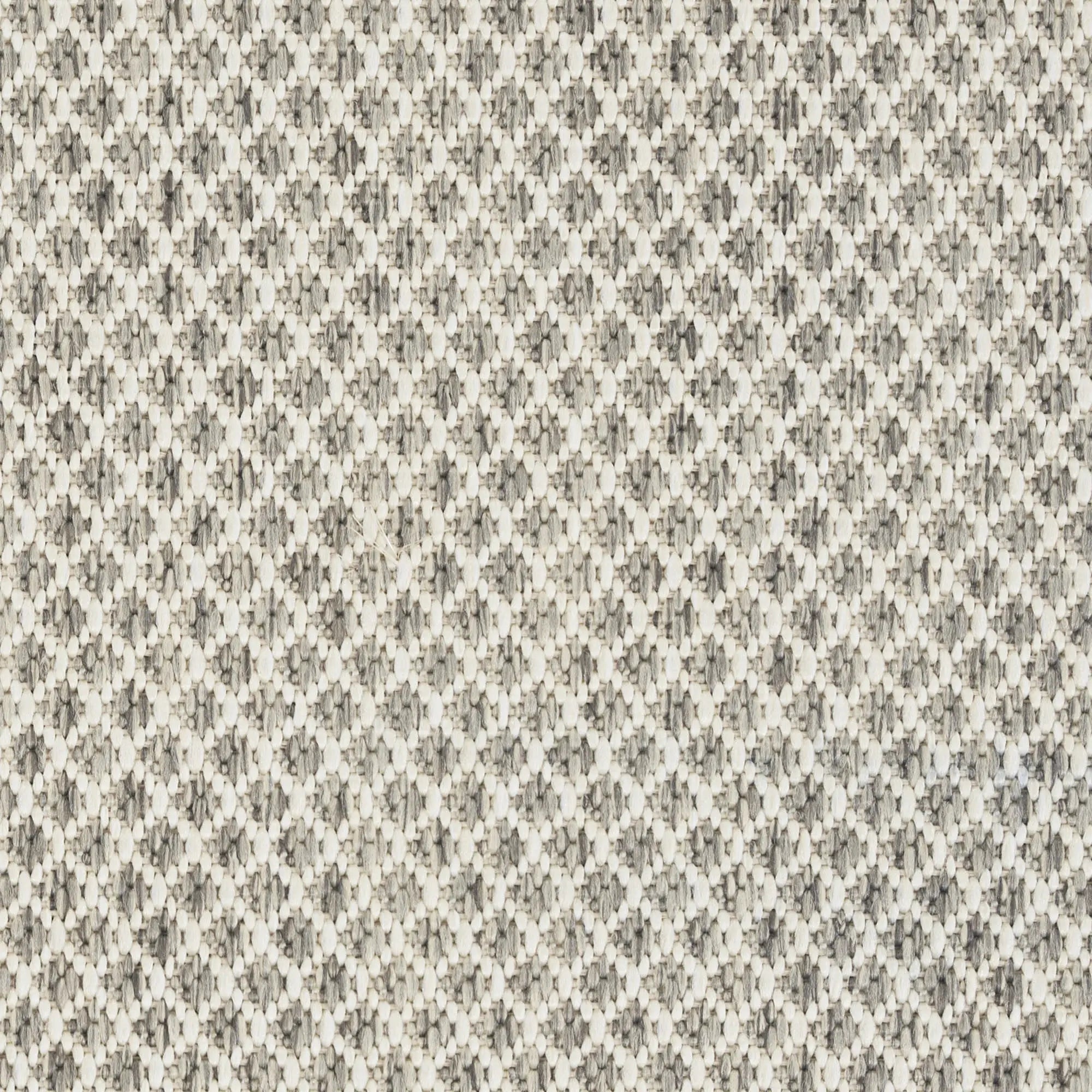 3' X 5' Ivory And Silver Geometric Indoor Outdoor Area Rug - GreatEagleInc