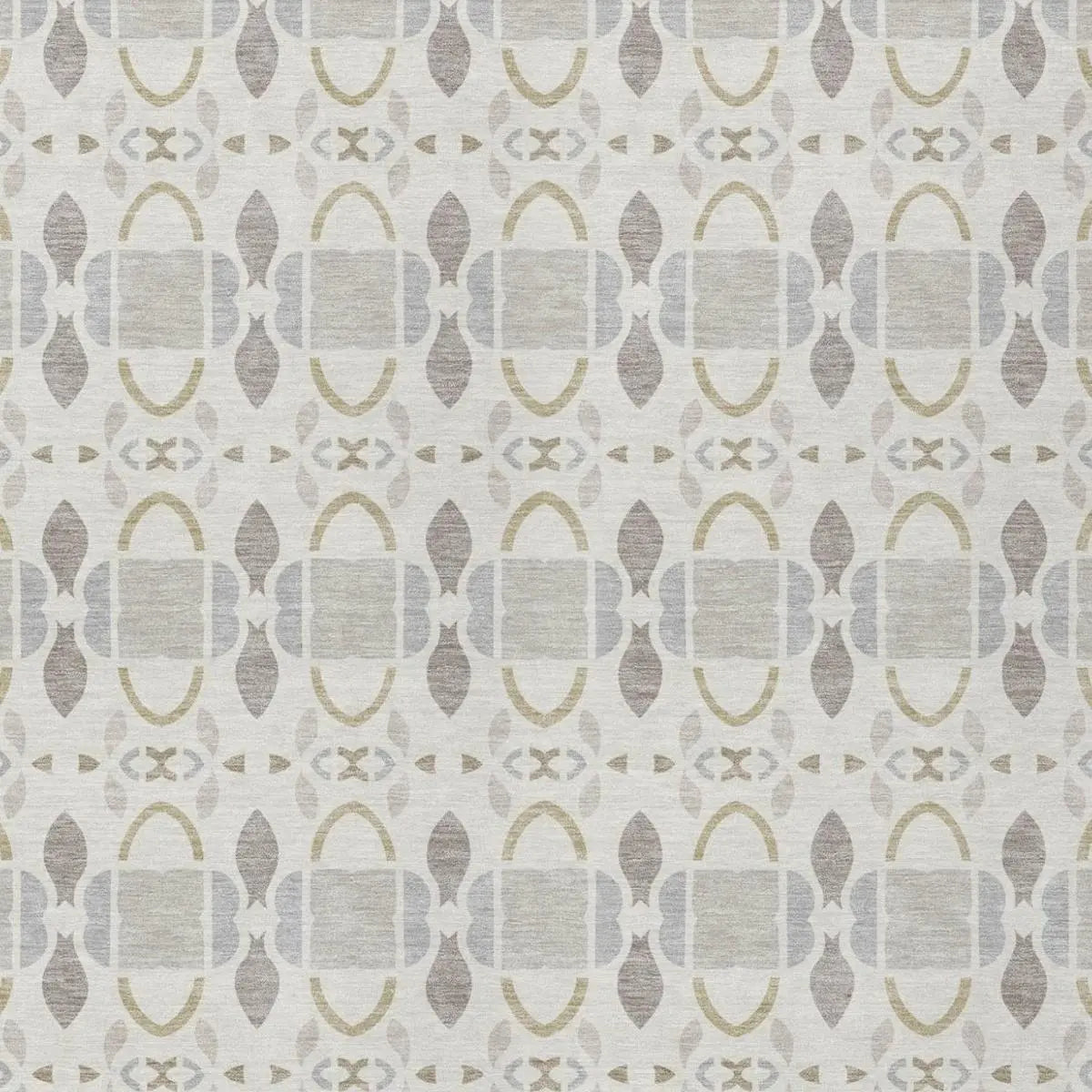 3' X 5' Ivory And Silver Striped Washable Indoor Outdoor Area Rug Homeroots Outdoor