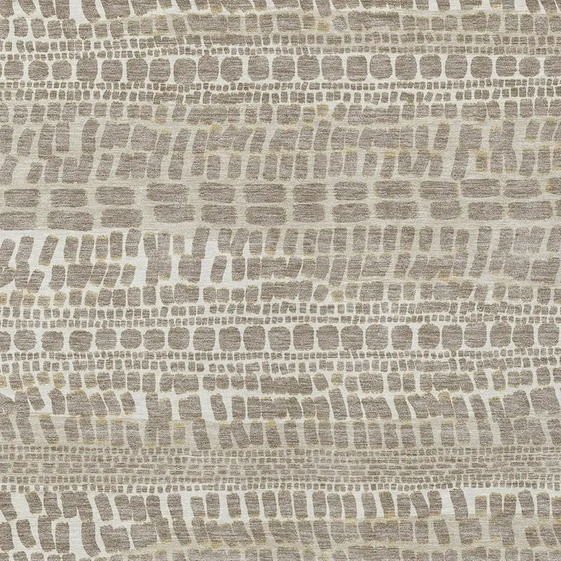 3' X 5' Khaki And Beige Abstract Washable Indoor Outdoor Area Rug Homeroots Outdoor
