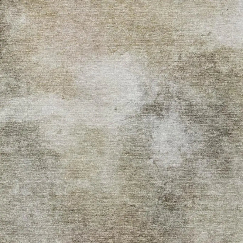 3' X 5' Khaki And Brown Abstract Washable Indoor Outdoor Area Rug Homeroots Outdoor