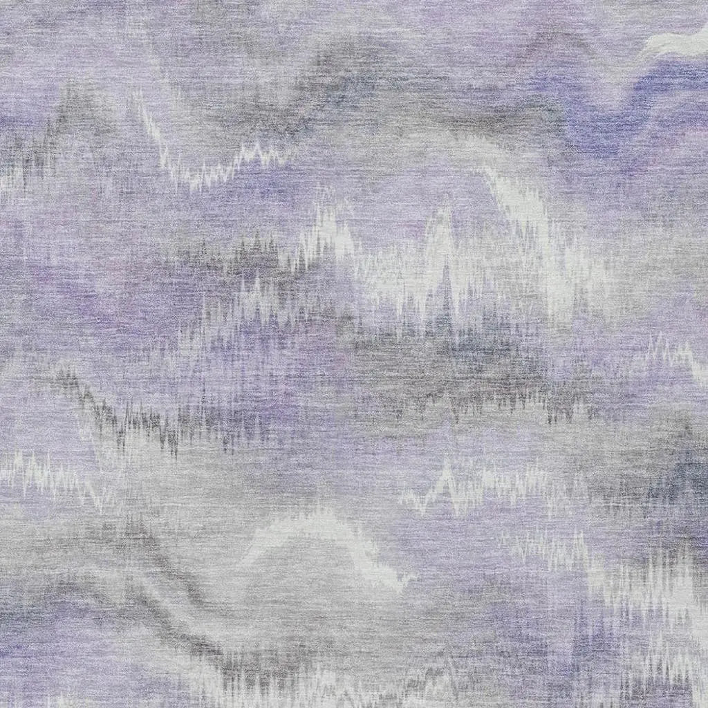 3' X 5' Lavender And Purple Abstract Washable Indoor Outdoor Area Rug Homeroots Outdoor