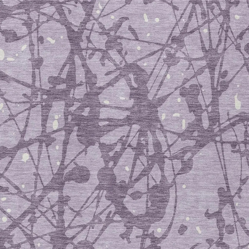 3' X 5' Lavender And Purple Abstract Washable Indoor Outdoor Area Rug Homeroots Outdoor