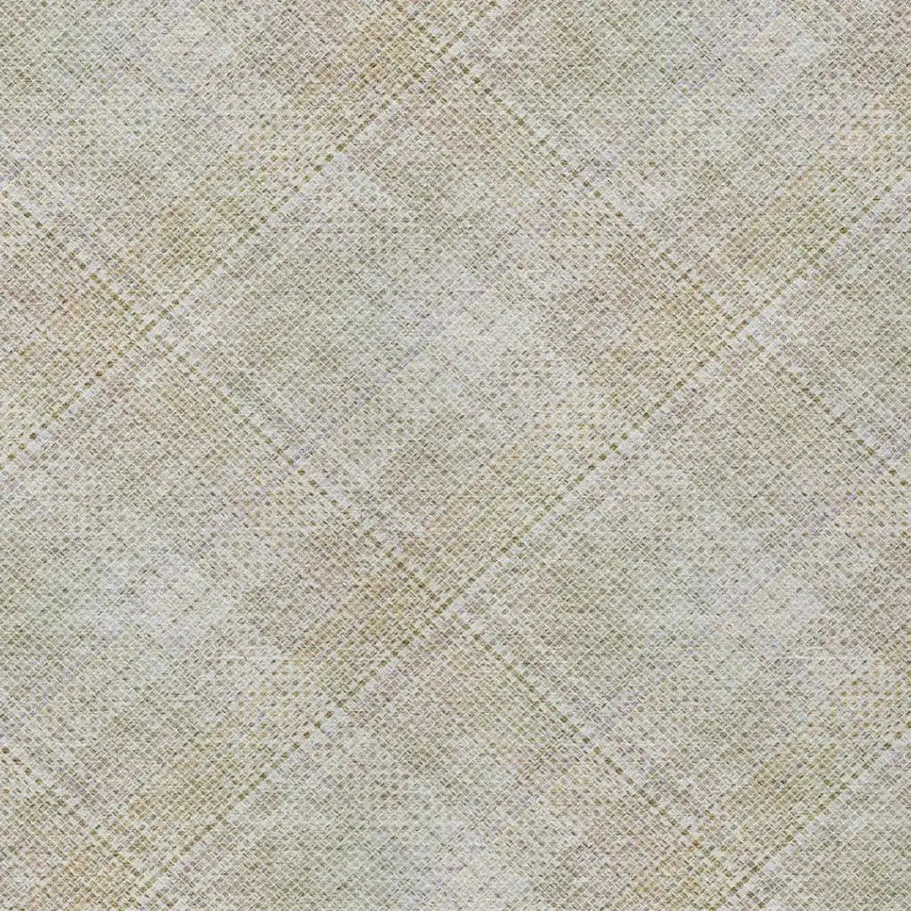 3' X 5' Linen And Ivory Plaid Washable Indoor Outdoor Area Rug Homeroots Outdoor