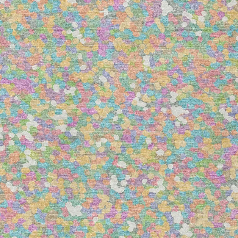 3' X 5' Mint Green And Ivory Geometric Washable Indoor Outdoor Area Rug Homeroots Outdoor