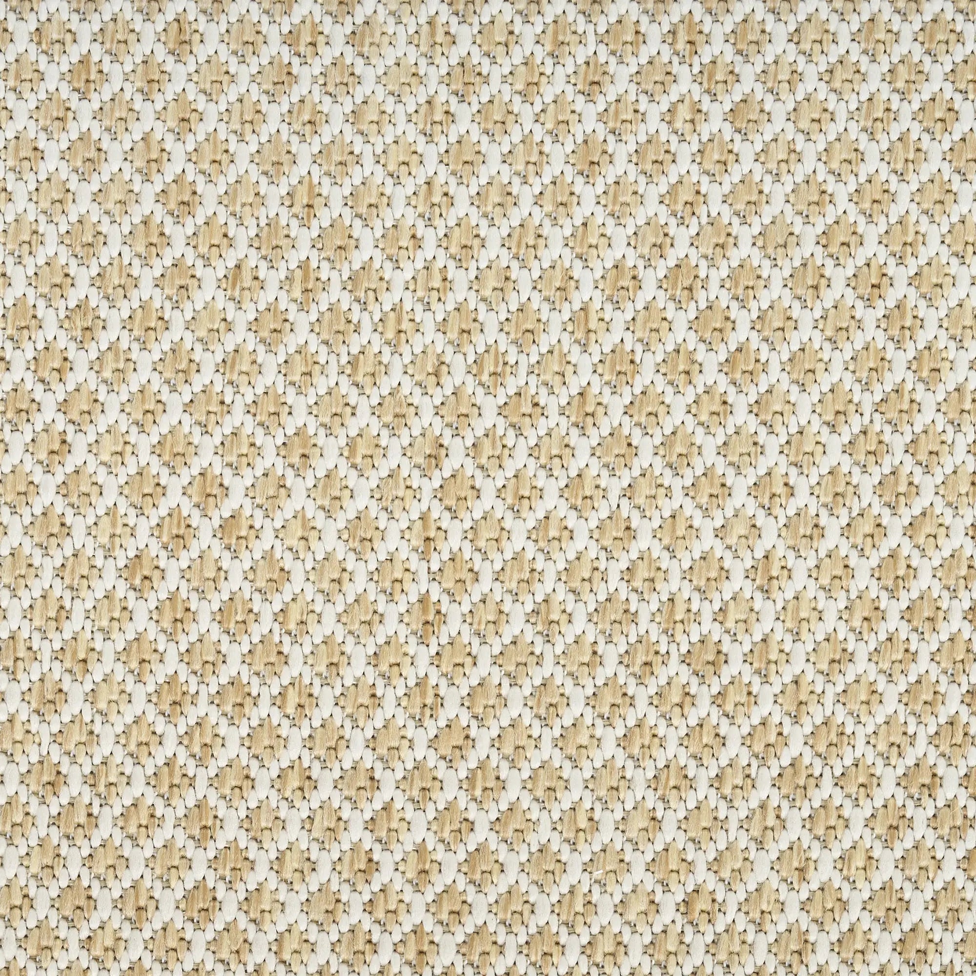 3' X 5' Natural And Ivory Geometric Indoor Outdoor Area Rug Homeroots Outdoor