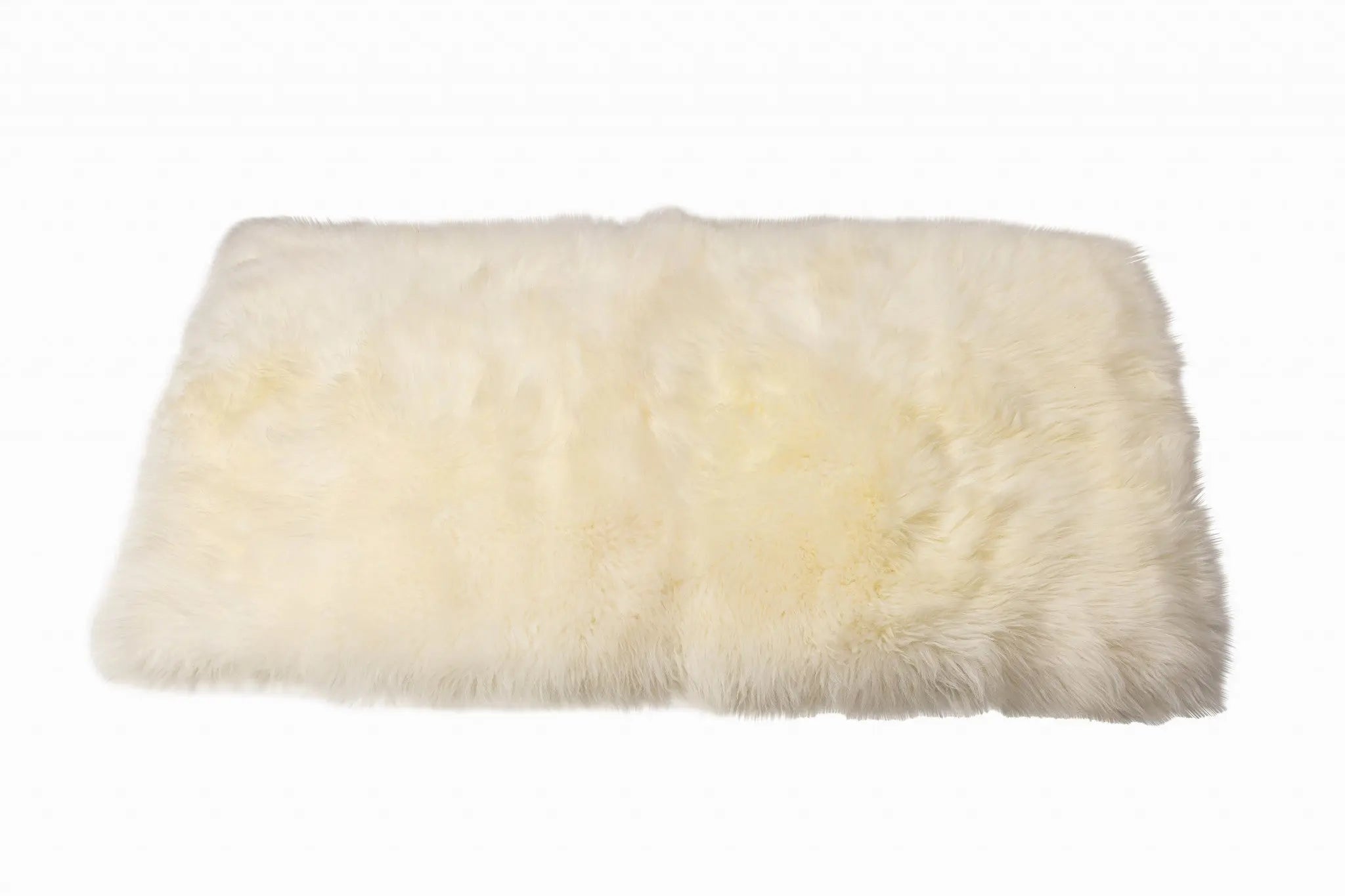 3' X 5' Natural Rectangular Sheepskin Area Rug Homeroots Home Decor