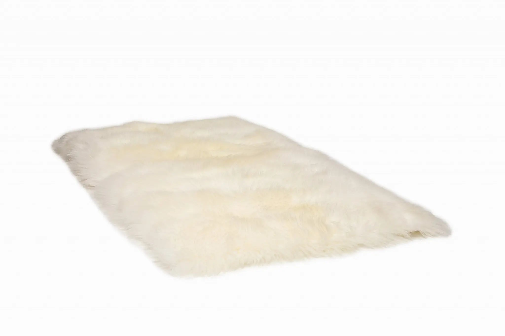3' X 5' Natural Rectangular Sheepskin Area Rug Homeroots Home Decor
