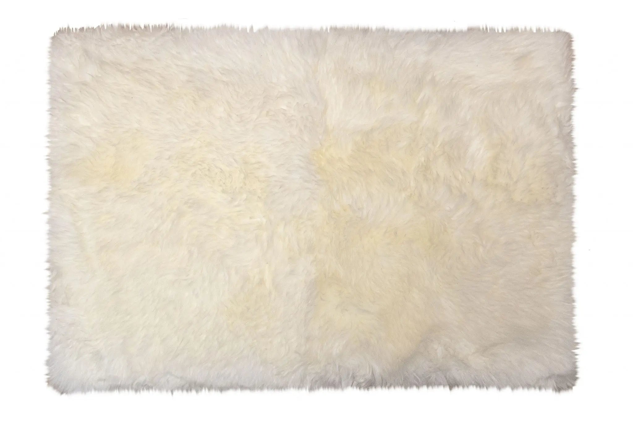 3' X 5' Natural Rectangular Sheepskin Area Rug Homeroots Home Decor