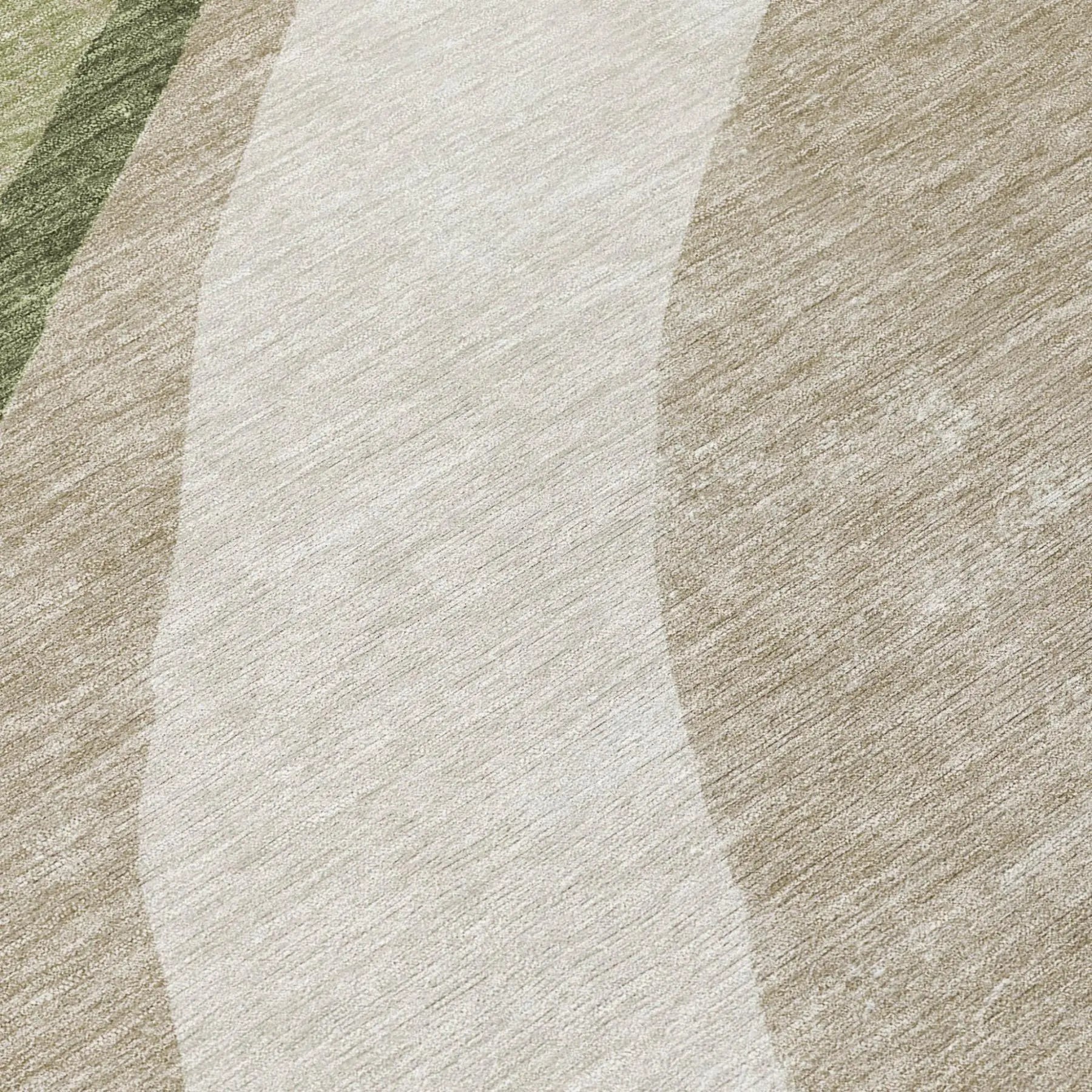 3' X 5' Olive Green And Green Abstract Washable Indoor Outdoor Area Rug Homeroots Outdoor