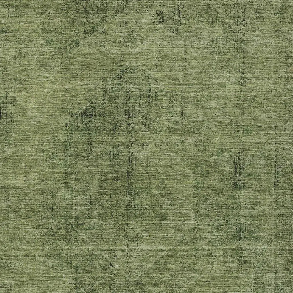 3' X 5' Olive Green And Green Oriental Washable Indoor Outdoor Area Rug Homeroots Outdoor
