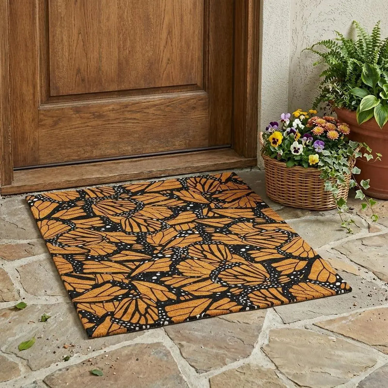 3' X 5' Orange And Black Animal Print Washable Indoor Outdoor Area Rug Homeroots Outdoor