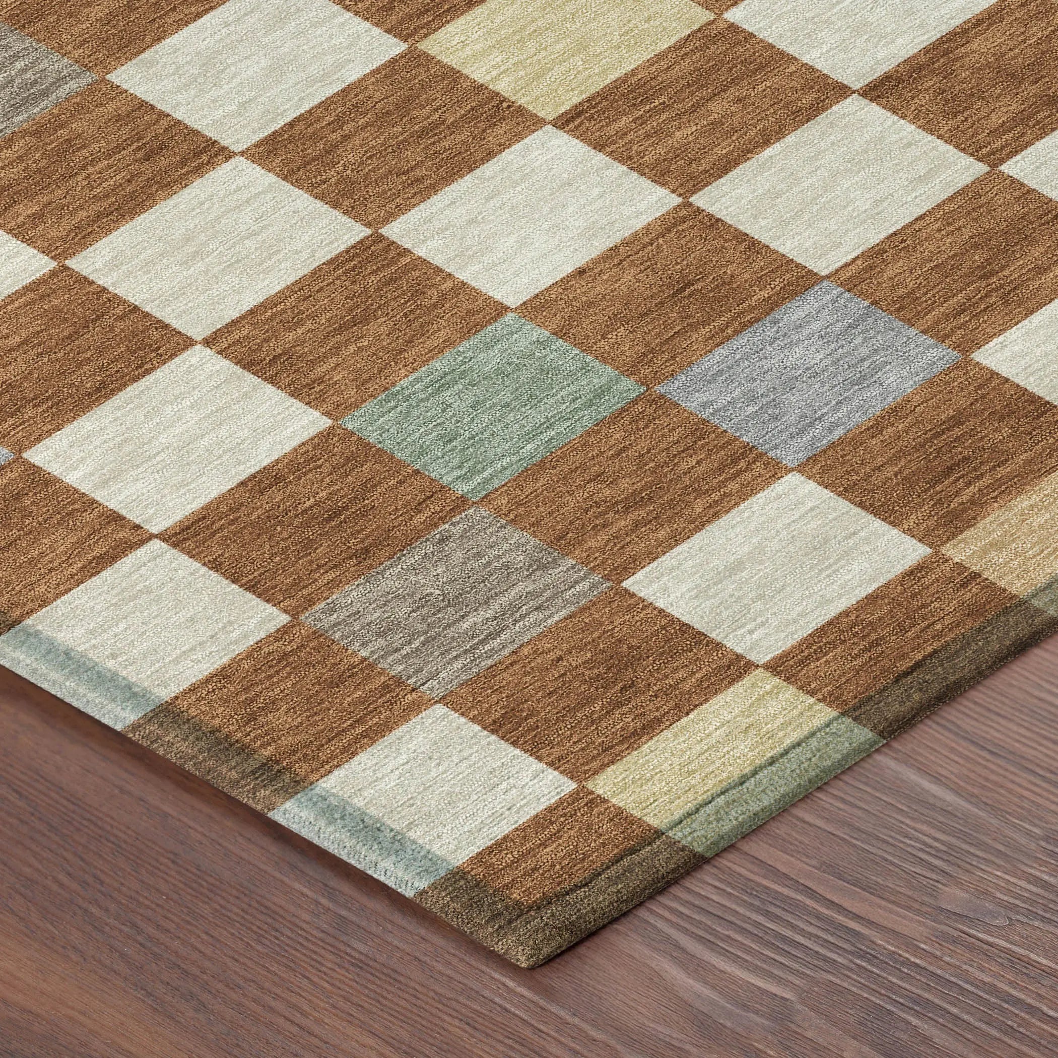 3' X 5' Orange And Gold Geometric Washable Indoor Outdoor Area Rug Homeroots Outdoor