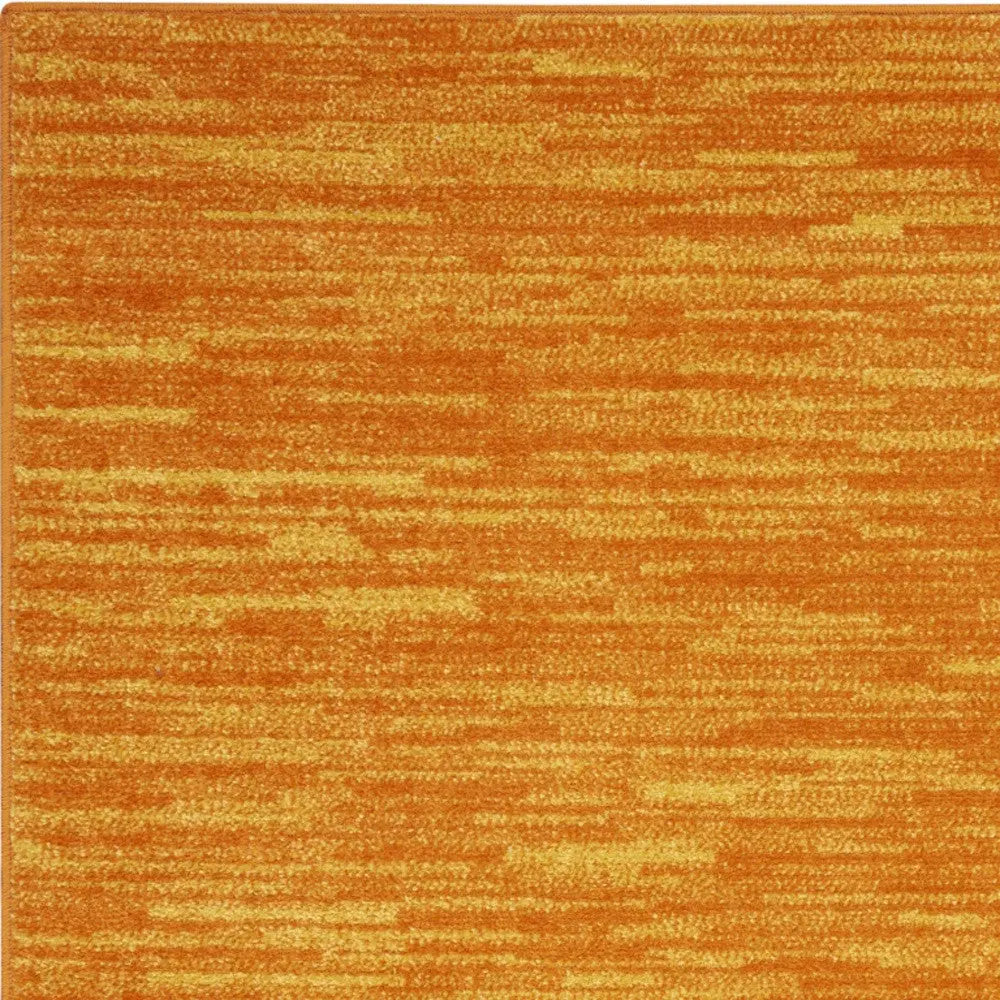 3' X 5' Orange Indoor Outdoor Area Rug Homeroots Outdoor