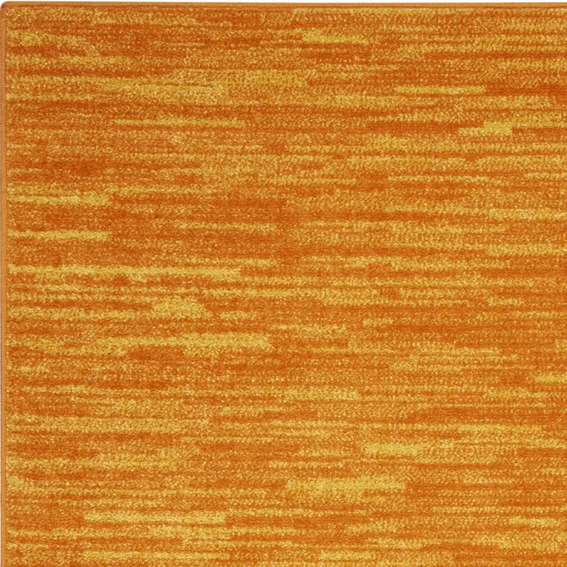 3' X 5' Orange Indoor Outdoor Area Rug Homeroots Outdoor