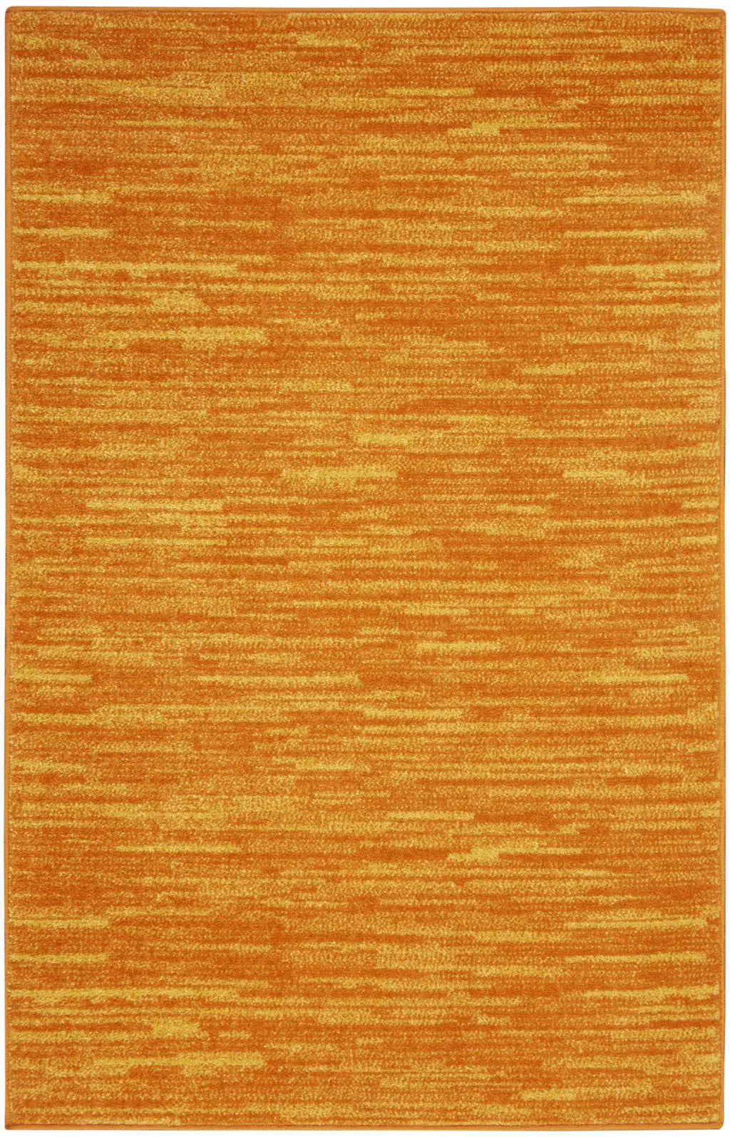 3' X 5' Orange Indoor Outdoor Area Rug Homeroots Outdoor