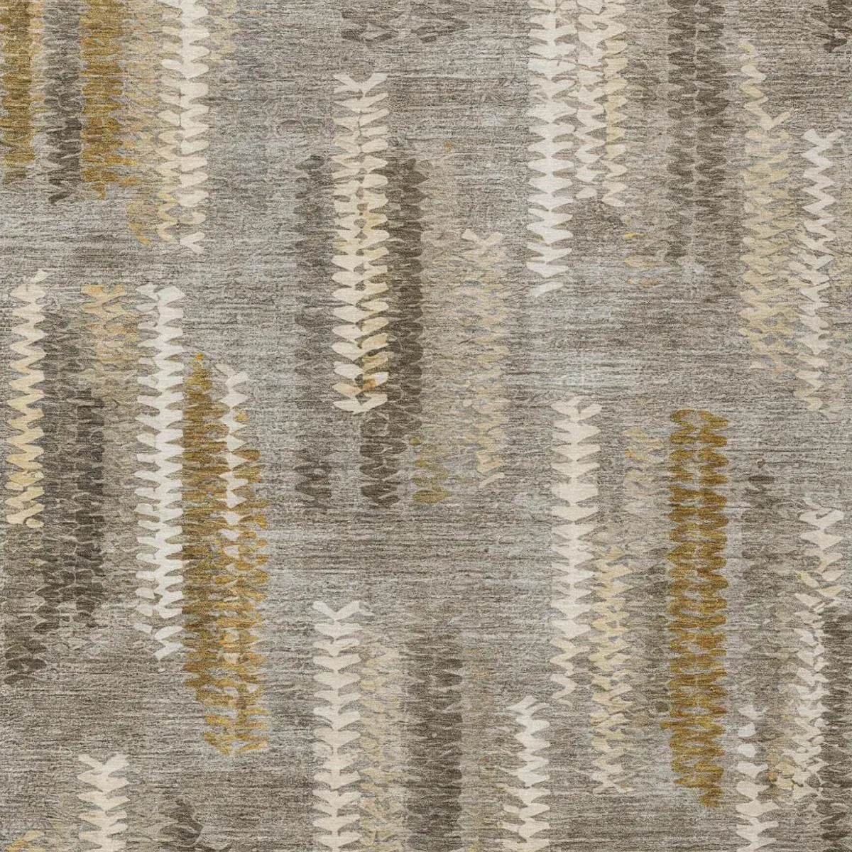 3' X 5' Pewter And Gray Abstract Washable Indoor Outdoor Area Rug Homeroots Outdoor