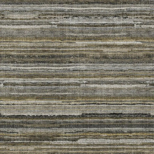 3' X 5' Pewter And Gray Striped Washable Indoor Outdoor Area Rug Homeroots Outdoor