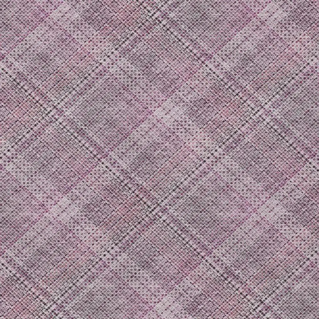 3' X 5' Pink And Blush Plaid Washable Indoor Outdoor Area Rug Homeroots Outdoor