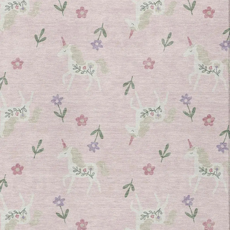 3' X 5' Pink And Ivory Floral Washable Indoor Outdoor Area Rug Homeroots Outdoor