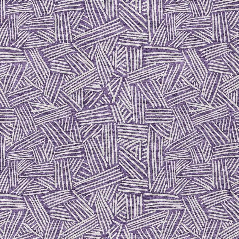 3' X 5' Purple And Beige Geometric Washable Indoor Outdoor Area Rug Homeroots Outdoor