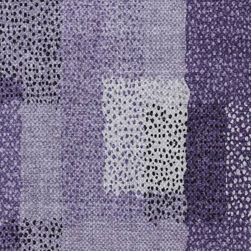 3' X 5' Purple And Lavender Abstract Washable Indoor Outdoor Area Rug Homeroots Outdoor