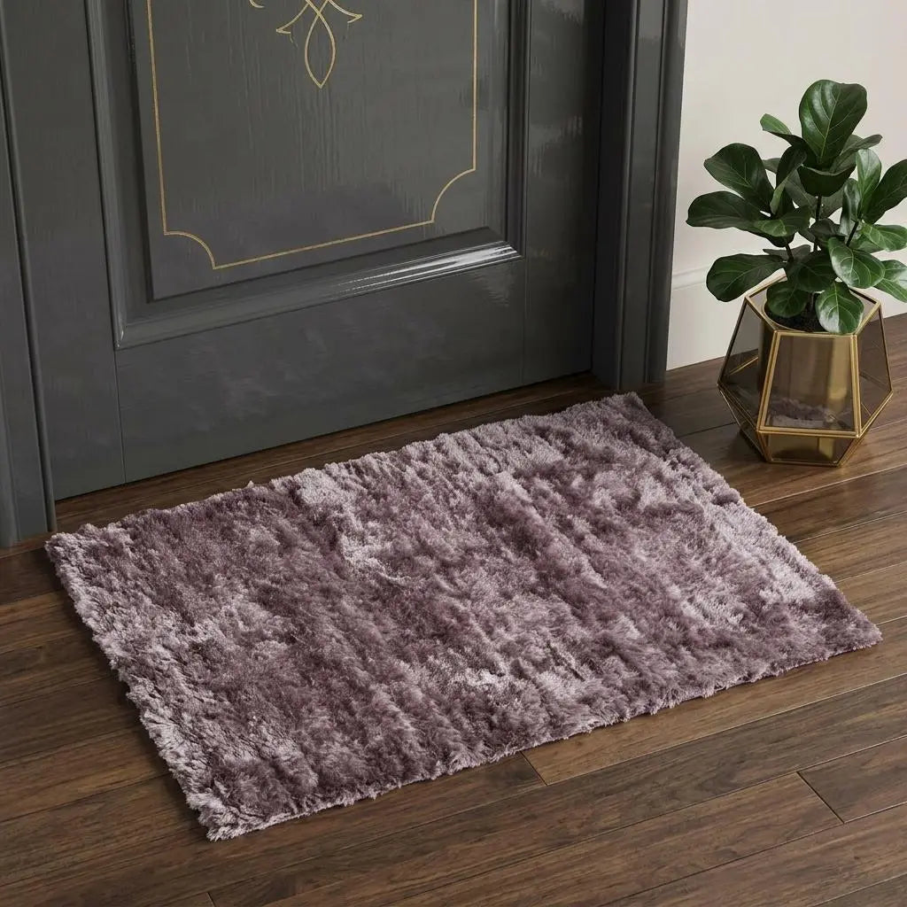 3' X 5' Purple And Pink Shag Hand Tufted Area Rug Homeroots Home Decor