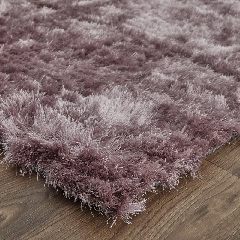 3' X 5' Purple And Pink Shag Hand Tufted Area Rug Homeroots Home Decor