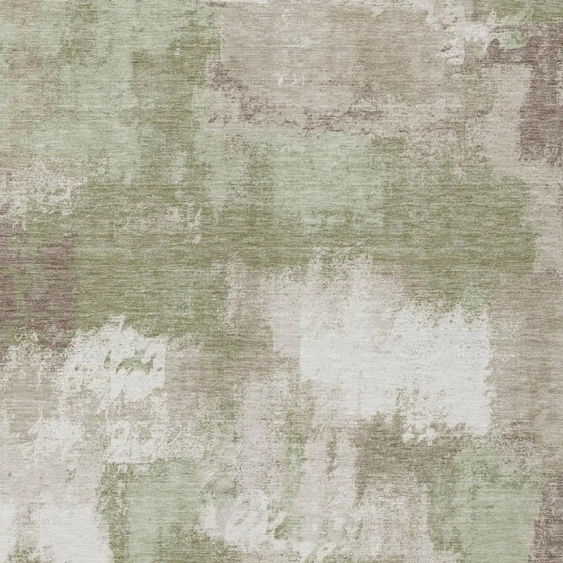 3' X 5' Sage And Green Abstract Washable Indoor Outdoor Area Rug Homeroots Outdoor