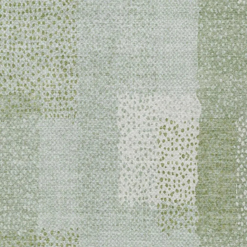 3' X 5' Sage And Green Abstract Washable Indoor Outdoor Area Rug Homeroots Outdoor