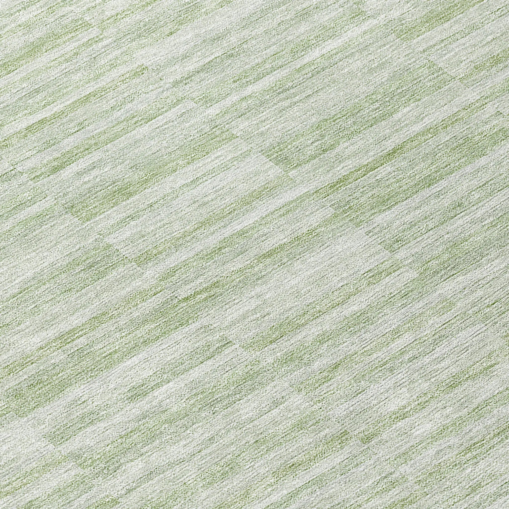 3' X 5' Sage And Green Striped Washable Indoor Outdoor Area Rug Homeroots Outdoor