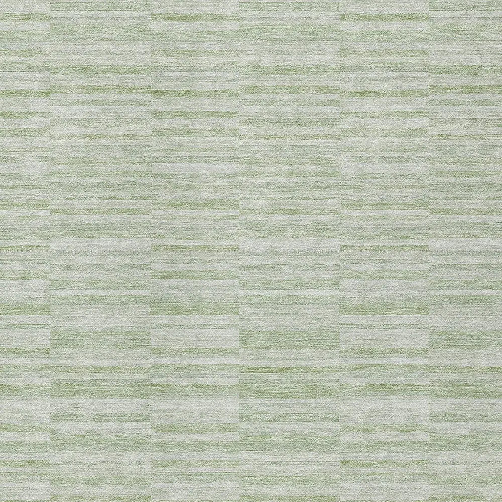 3' X 5' Sage And Green Striped Washable Indoor Outdoor Area Rug Homeroots Outdoor