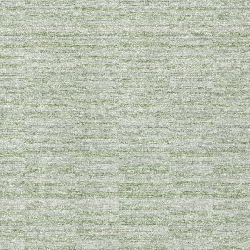 3' X 5' Sage And Green Striped Washable Indoor Outdoor Area Rug Homeroots Outdoor