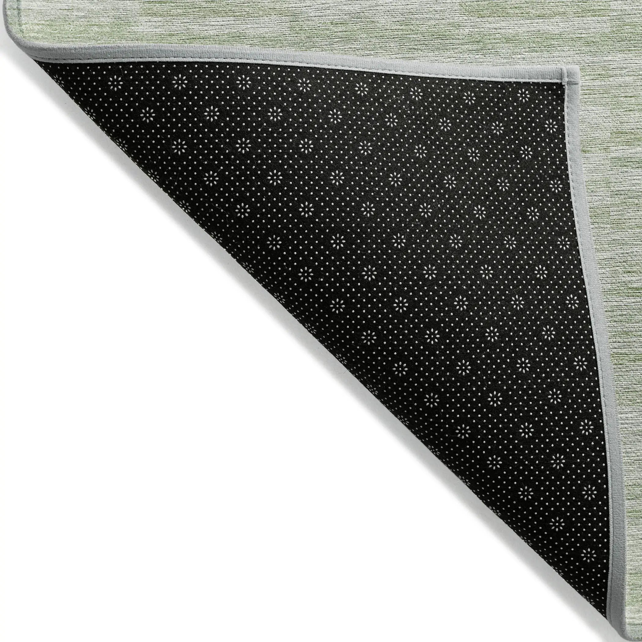 3' X 5' Sage And Green Striped Washable Indoor Outdoor Area Rug Homeroots Outdoor