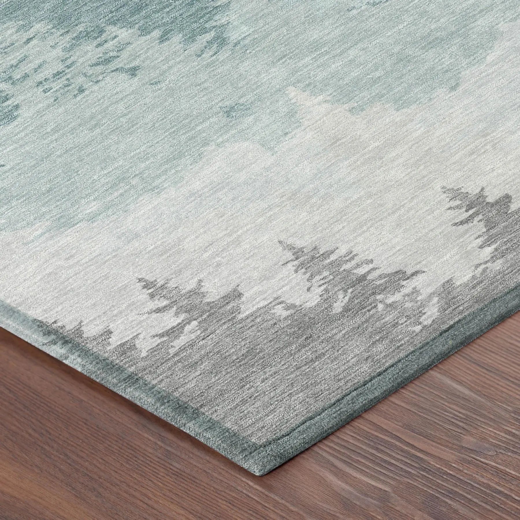3' X 5' Silver And Gray Floral Washable Indoor Outdoor Area Rug Homeroots Outdoor