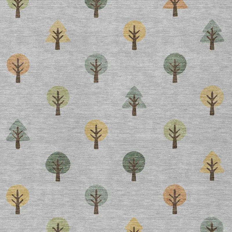 3' X 5' Silver And Green Geometric Washable Indoor Outdoor Area Rug Homeroots Outdoor