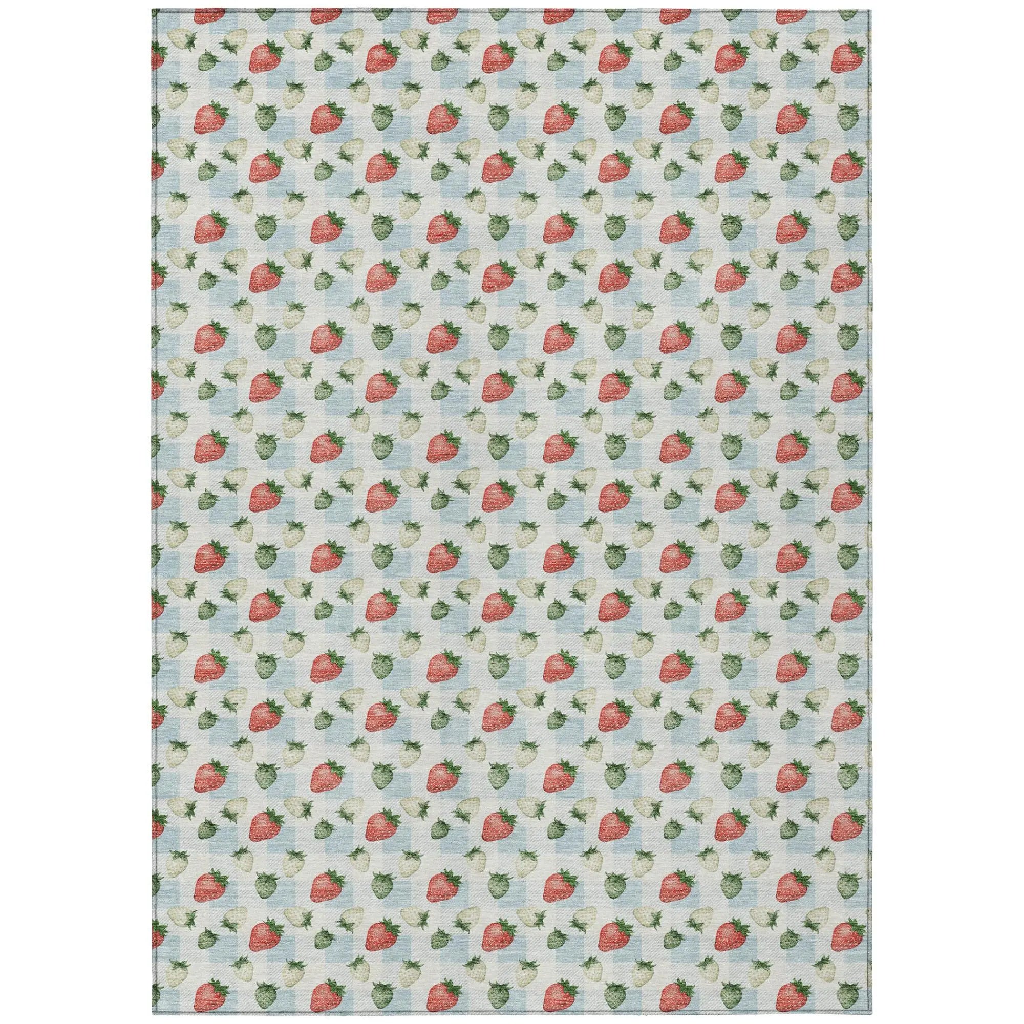 3' X 5' Sky Blue And Blue Floral Washable Indoor Outdoor Area Rug Homeroots Outdoor